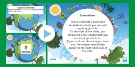 Egyptian Theme PowerPoint Template (teacher made) - Twinkl