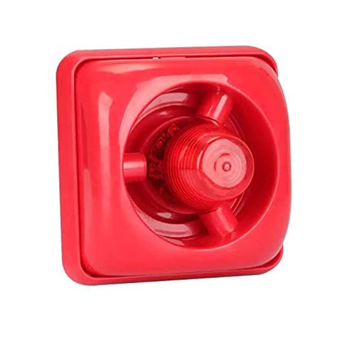 WYATT Wired 12/24VDC Sound and Light FIRE Alarm Hooter Warning Strobe ...
