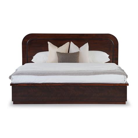 Buy Bolton Brown King Size Bed With Hydraulic Storage Online At Durian
