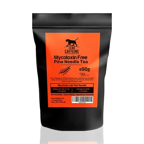 Buy Lean Caffeine Pine Needle Tea 50g | Lab Tested For Mycotoxins ...