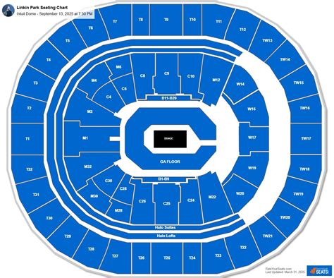 Intuit Dome Concert Seating Chart - RateYourSeats.com