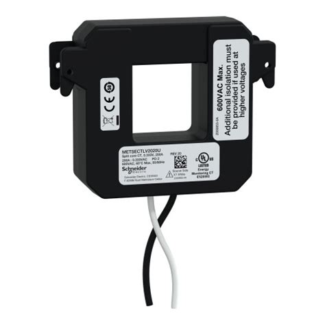 METSECTLV2020U - split core current transformer, PowerLogic UL2808 CT ...