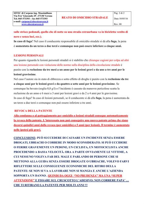 03 omicidio stradale | PDF