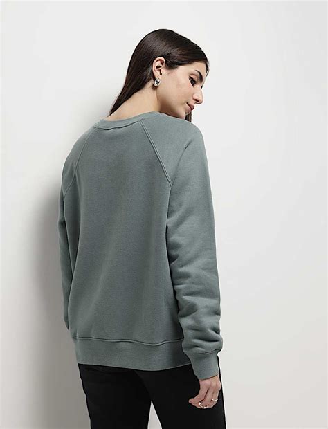Buy Pure Cotton Sequin Embellished Sweatshirt at Marks & Spencer