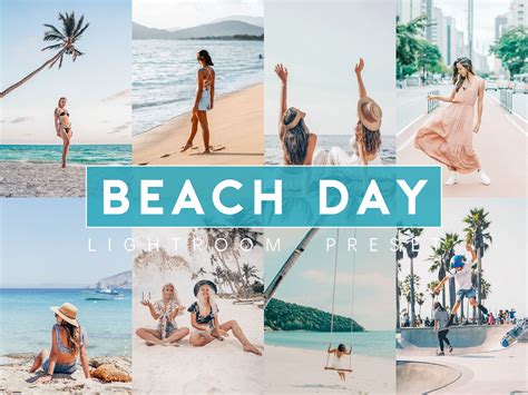 BEACH DAY PRESETS, Bright Warm Preset, Printable Influencer Presets ...