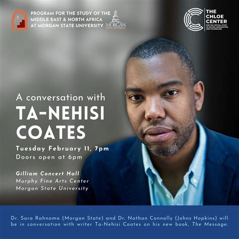 A Conversation with Ta-Nehisi Coates, Carl J. Murphy Fine Arts Center ...