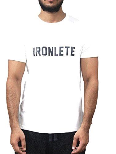 Buy Ironlete Athletics Men's Cotton Tshirt(White,Pack of 2) at Amazon.in