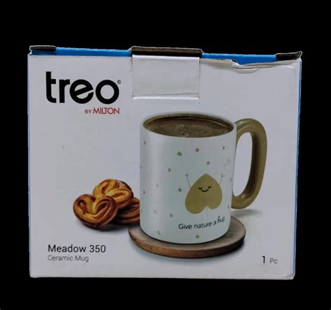 Ceramic Treo Meadow Mug 350 Ml Give Nature A Hug Cups