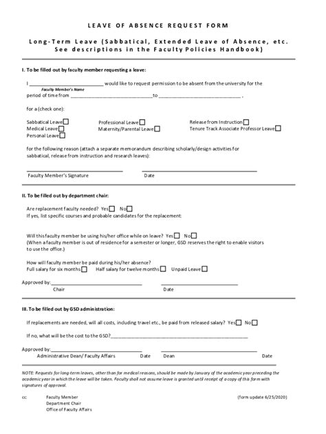Fillable Online 10+ Absence Request Form Templates in PDFDOCFree ...