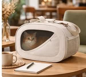SMART PET Premium Transparent Pet Carrier Bag for Cats & Small Dogs ...