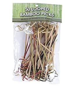R Ideas, Picks Looped Bamboo, 50 Count : Amazon.in: Home & Kitchen