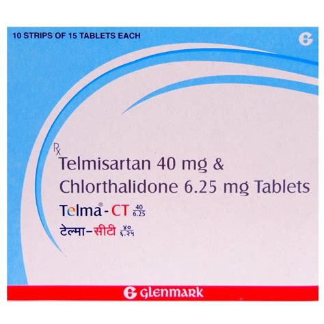 Telma CT 40 Tablet | Uses, Side Effects, Price | Apollo Pharmacy
