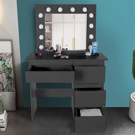 Buy CRX Makeup Light and Table - Vanity Mirror with Lights and Table ...