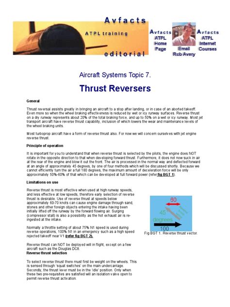 Image result for Thrust Reverser Explained