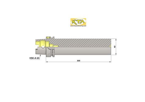 KTA HSK-A 63 MASTER MANDREL DIA40 L 300 - : Amazon.in: Industrial ...
