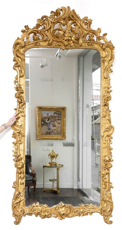 Grand miroir Louis XV - XVIIIe siècle - N.74897