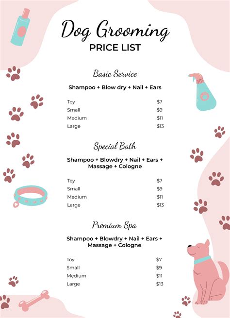 Dog Haircut Price Dogs | Tatty Matts Dog Groomers And Pet Store