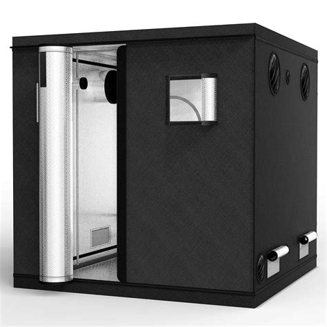 Buy iPower 79"x79"x79" Mylar Hydroponic Water-Resistant Grow Tent with ...