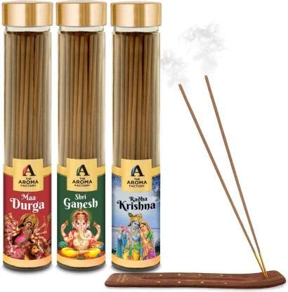The Aroma Factory Maa Durga, Shri Ganesh & Radha Krishna Agarbatti ...