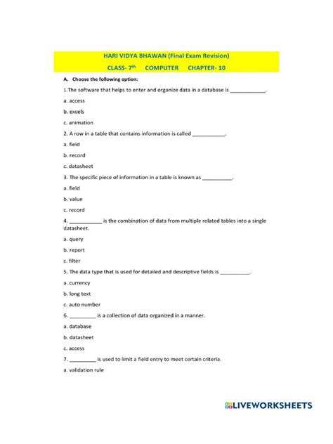 Image result for Class 7th Computer MS Home Tab Worksheet