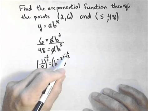 Exponential Functions Using Points 的图像结果