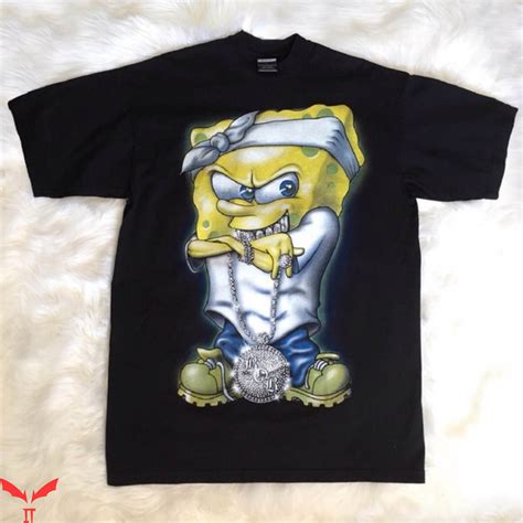 Spongebob Gangster T-Shirt Whole Team Funny Tee Shirt