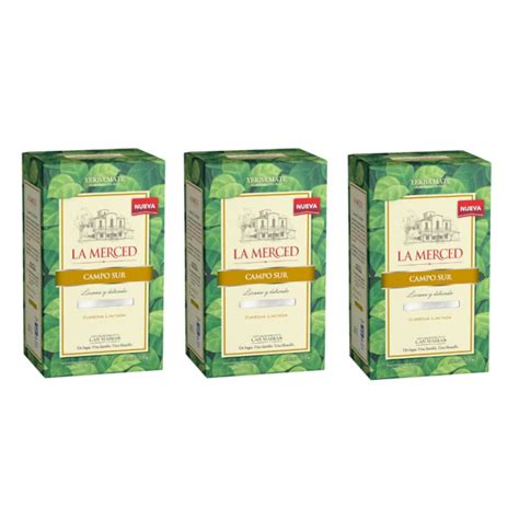 Buy Yerba Mate La Merced Campo Sur Elaborada con Palo With Stems 500gr ...