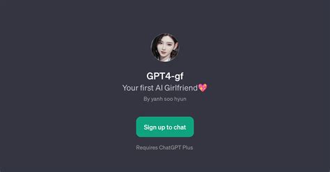GPT4-gf - AI Tool For Virtual girlfriend