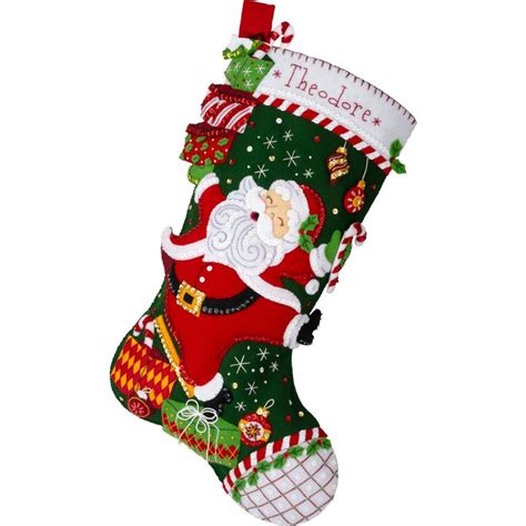 Bucilla felt Christmas stocking kits, Christmas craft kits - Page 9