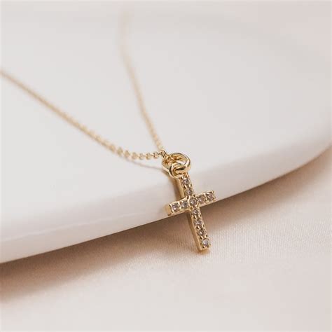 The Perfect Dainty Cross Necklace