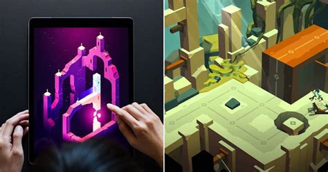 Top 4 Puzzle Games: Monument Valley, Lara Croft Go, where's my water ...