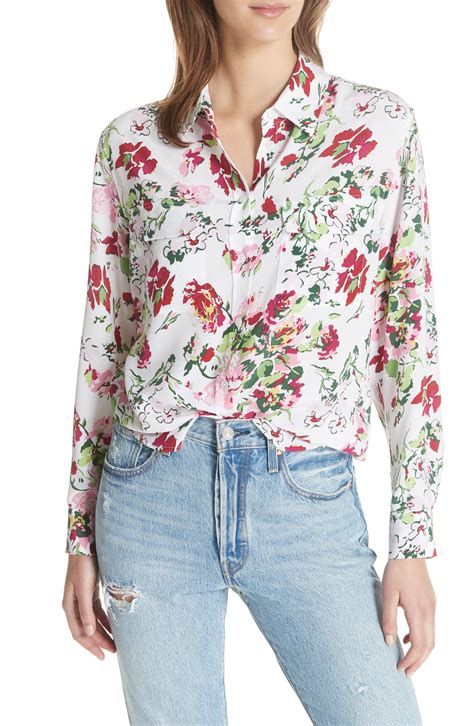 Equipment Signature Floral Silk Shirt | Womens fashion modest, Floral ...
