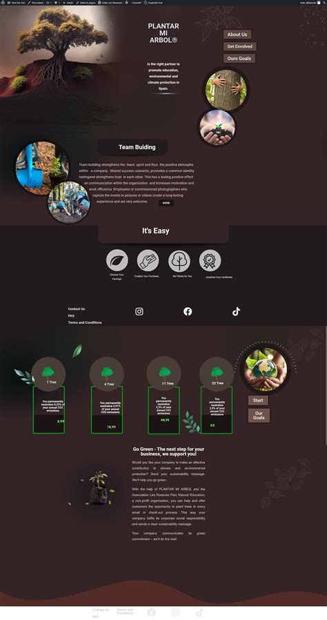Environment Web Design Template 的图像结果