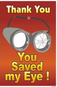 SignageShop flex You saved my eye Poster Emergency Sign Price in India ...