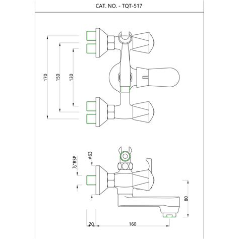 Tropical Three Lever Telephone Shower Arrangement Mixer