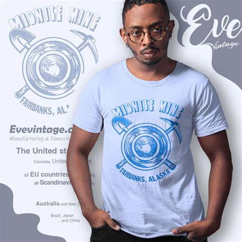 Fairbanks AK Midnite Mine Bar Shirt - EVE Vintage