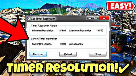 How to Optimize Timer Resolution 的图像结果