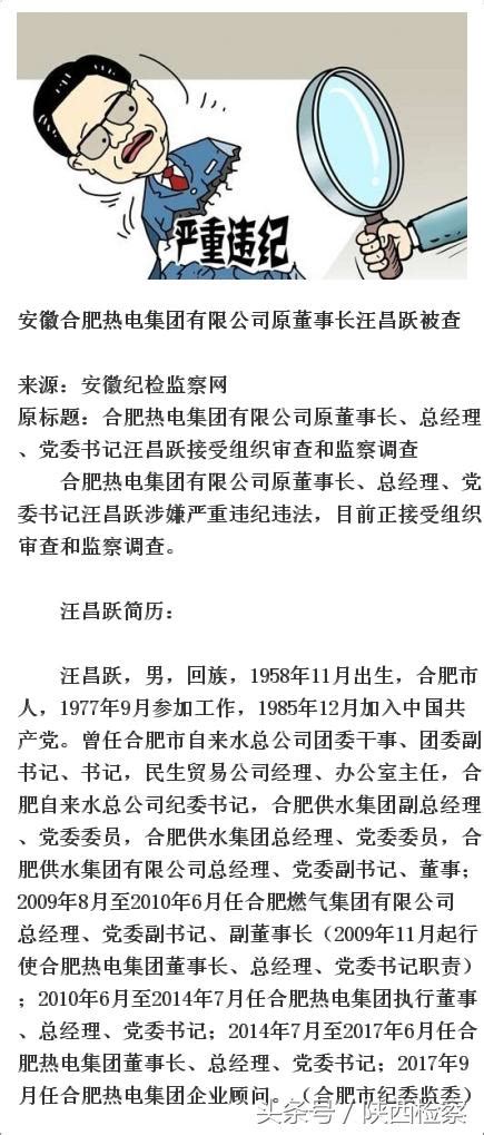 芜湖一国企原董事长被查 目前正在接受监察调查_新浪安徽_新浪网