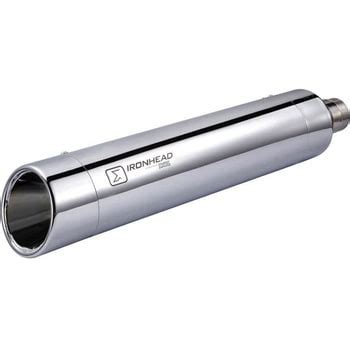 HB5102SC スリップオン (RIGHT マフラー) - IRONHEAD ROUND CHROME， RACING IXIL (イクシル ...