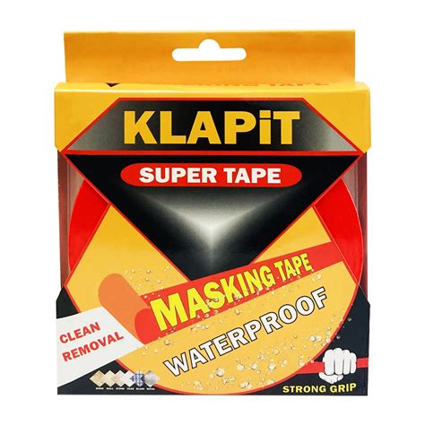 KLAPiT WATERPROOF: High Precision Masking Tape, Industrial Painter’s ...
