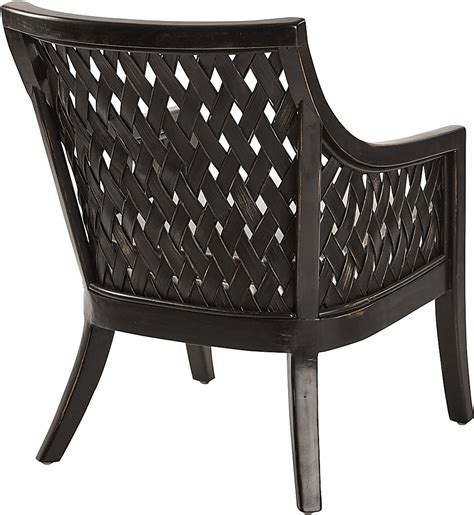 Lanian Black Polyester Fabric Accent Chair | Rooms to Go