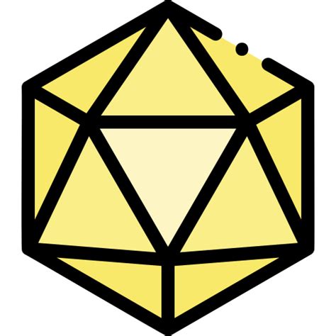 Icosahedron - Free shapes icons