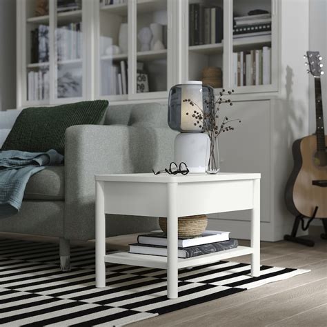 TONSTAD side table, off-white, 64x40 cm (251/4x153/4") - IKEA