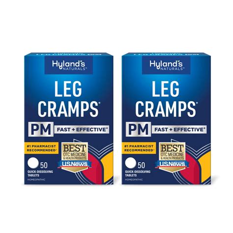 Amazon.com: Hyland's Leg Cramps PM Nighttime Cramp Relief Tablets, 50 ...