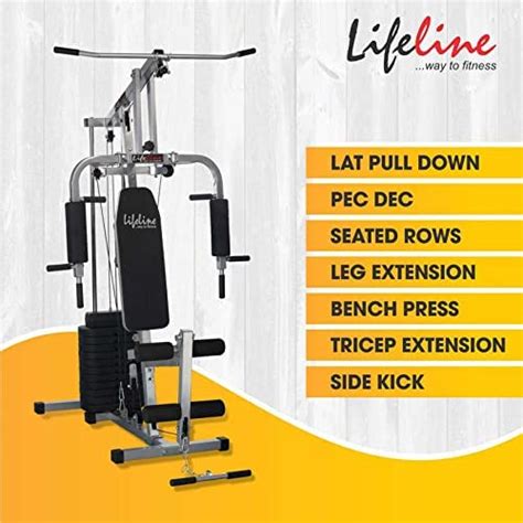 Lifeline Fitness HG-002 Multi Home Gym Combo with LT-201 Manual ...