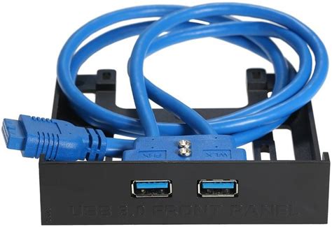 SCALEBEE USB 3.0 Front Panel Hub 2 Port Expansion Bay 20 Pin to USB3.0 ...