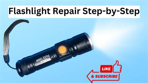 Image result for How to Repair LED Lenser Flashlight