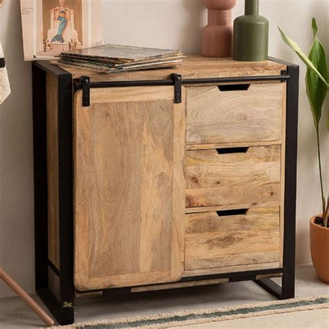 JAE Designer Cabinet for Office Shop Home | Wooden Sliding Cabinet for ...