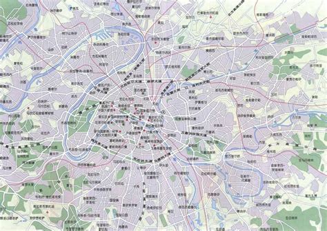 法国巴黎地图-成都中国旅行社有限公司