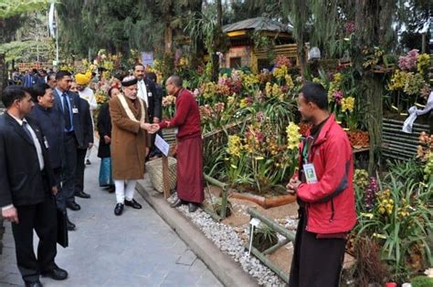 PM Modi at the Inauguration of Flower Show & Visit of the Exhibition ...